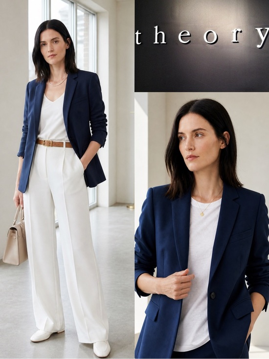Theory Jackets & Blazers - Timeless classic design $495 Theory Staple one button blazer size 6